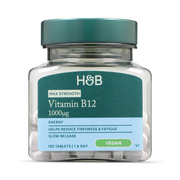 Holland & Barrett vitaminas B12 (metilkobalaminas) 100 µg, 120 tablečių
