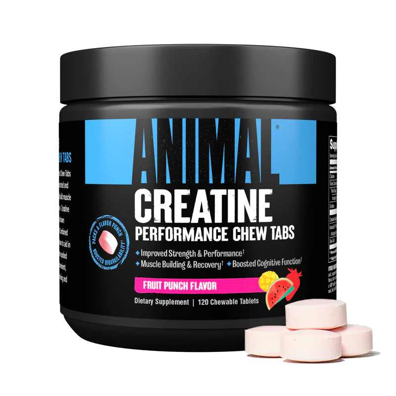 Price of Animal, Creatine Performance Chew Tabs, Lemon Ice, 120 Chewable Tablets