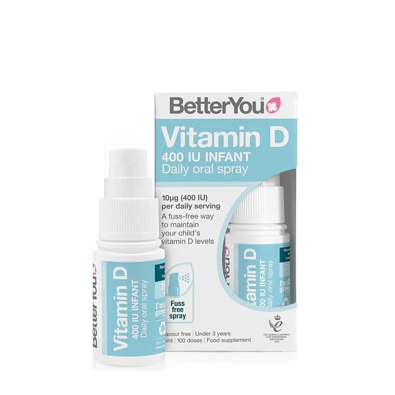BetterYou Vitamin D 400 IU (10μg) Infant Daily Oral Spray 15ml price promotion