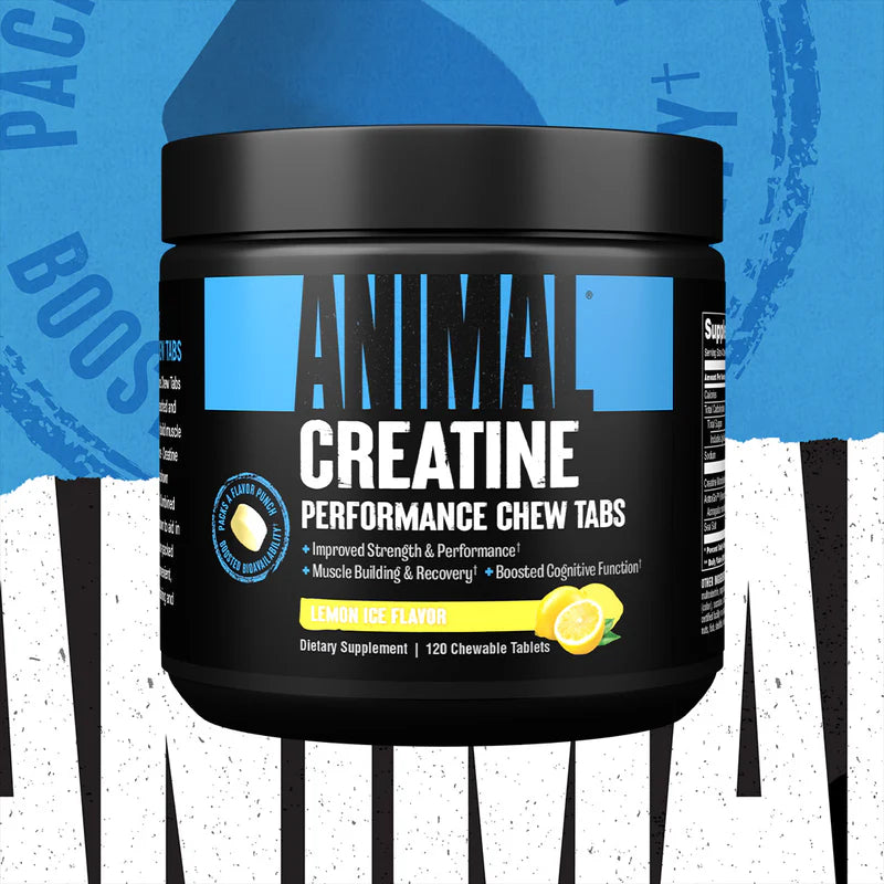 Animal, Creatine Performance Chew Tabs, Lemon Ice, 120 Chewable Tablets promotion