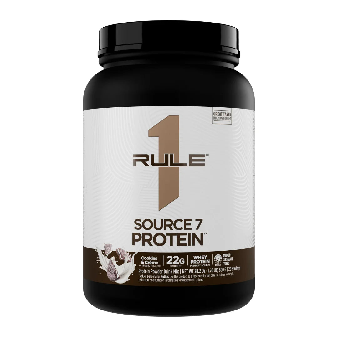 Rule One Source7 Protein, 809–920 g – dostępny na miejscu