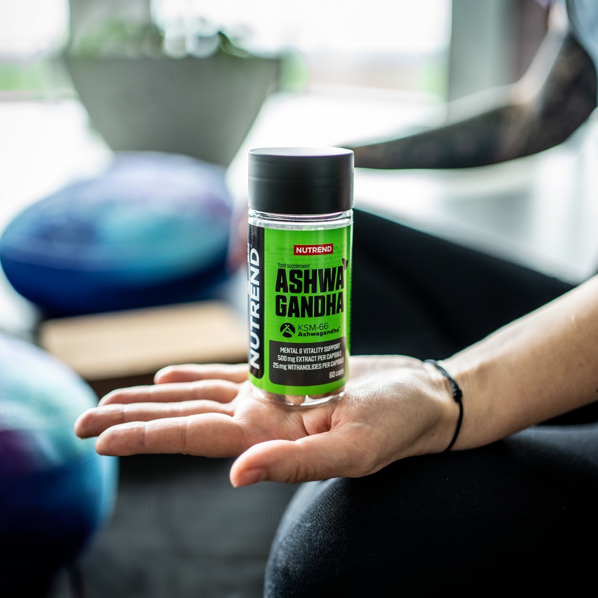Nutrend Ashwagandha 60 capsules miegui