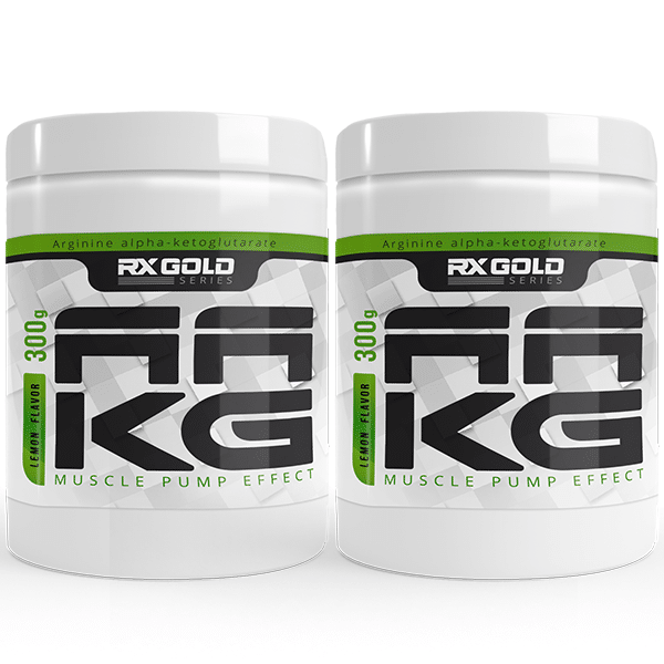 2x RX Gold AAKG 300g - Arginine alpha-ketoglutarate