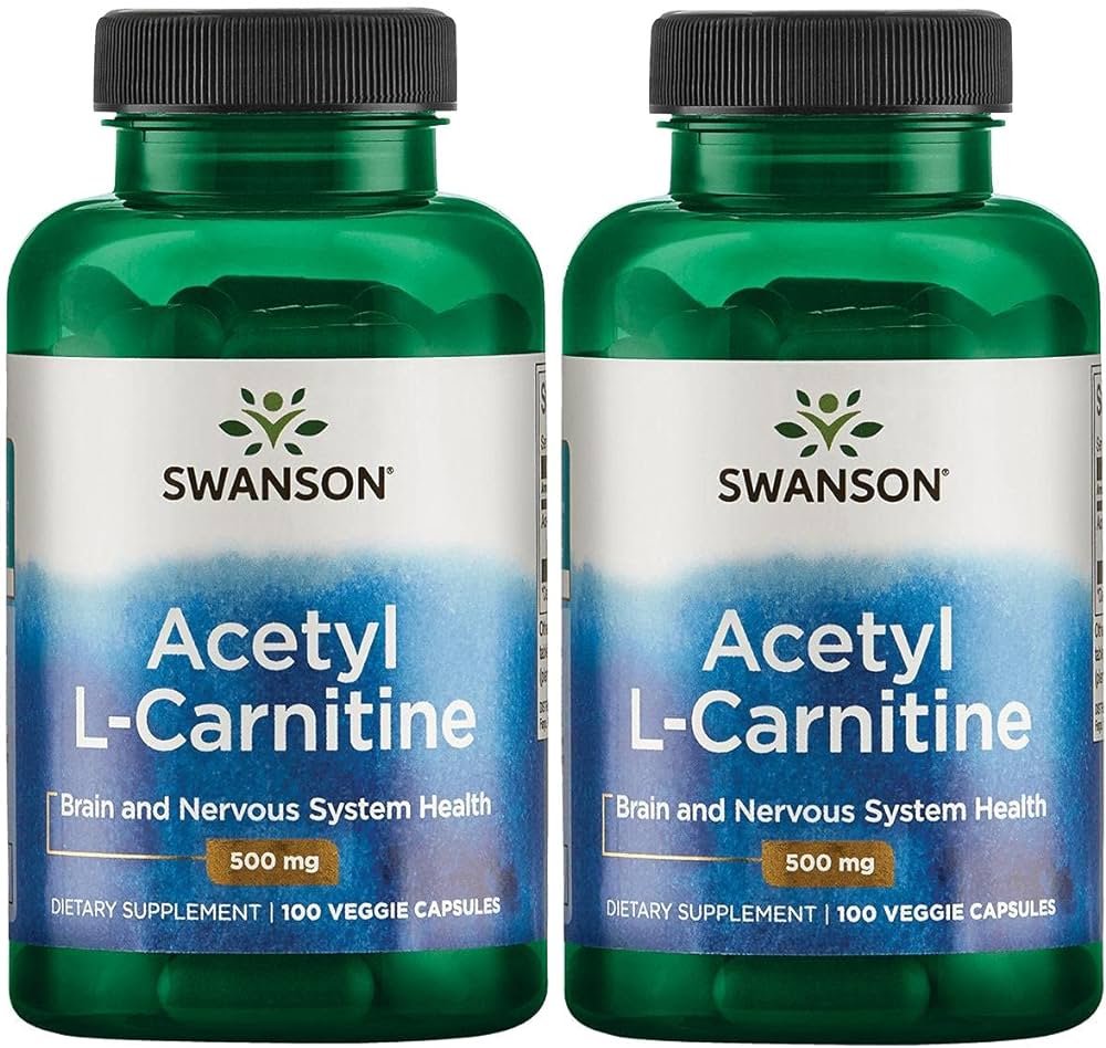 2x Swanson Acetyl L-Carnitine 500 mg 100 caps akcija