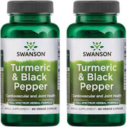 Price of 2x Swanson Turmeric & Black Pepper 60 vcaps