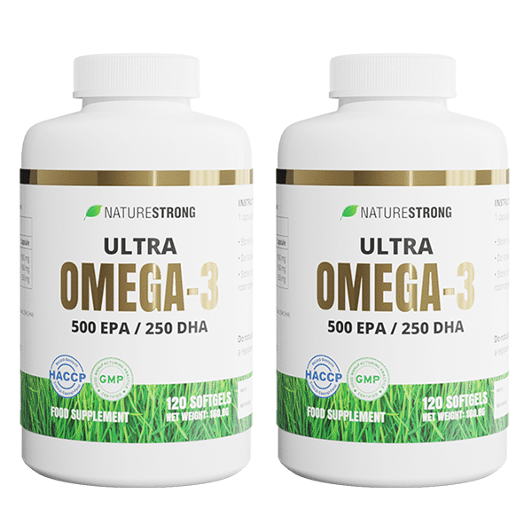2xNaturestrong Ultra Omega 3 120 softgels price promotion