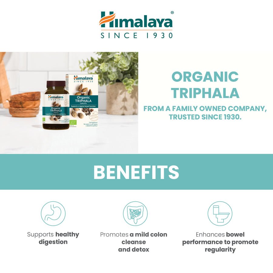 Usage of Himalaya™ Organic Triphala 60 Capsules