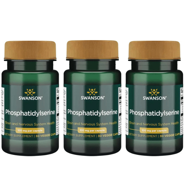 3xSwanson Phosphatidylserine 100mg 30 softgels