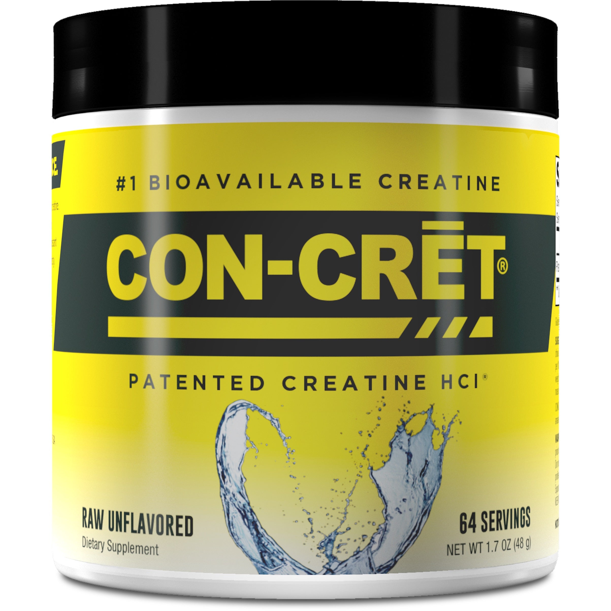 CON-CRĒT® PATENTED CREATINE HCl® 64 porcje
