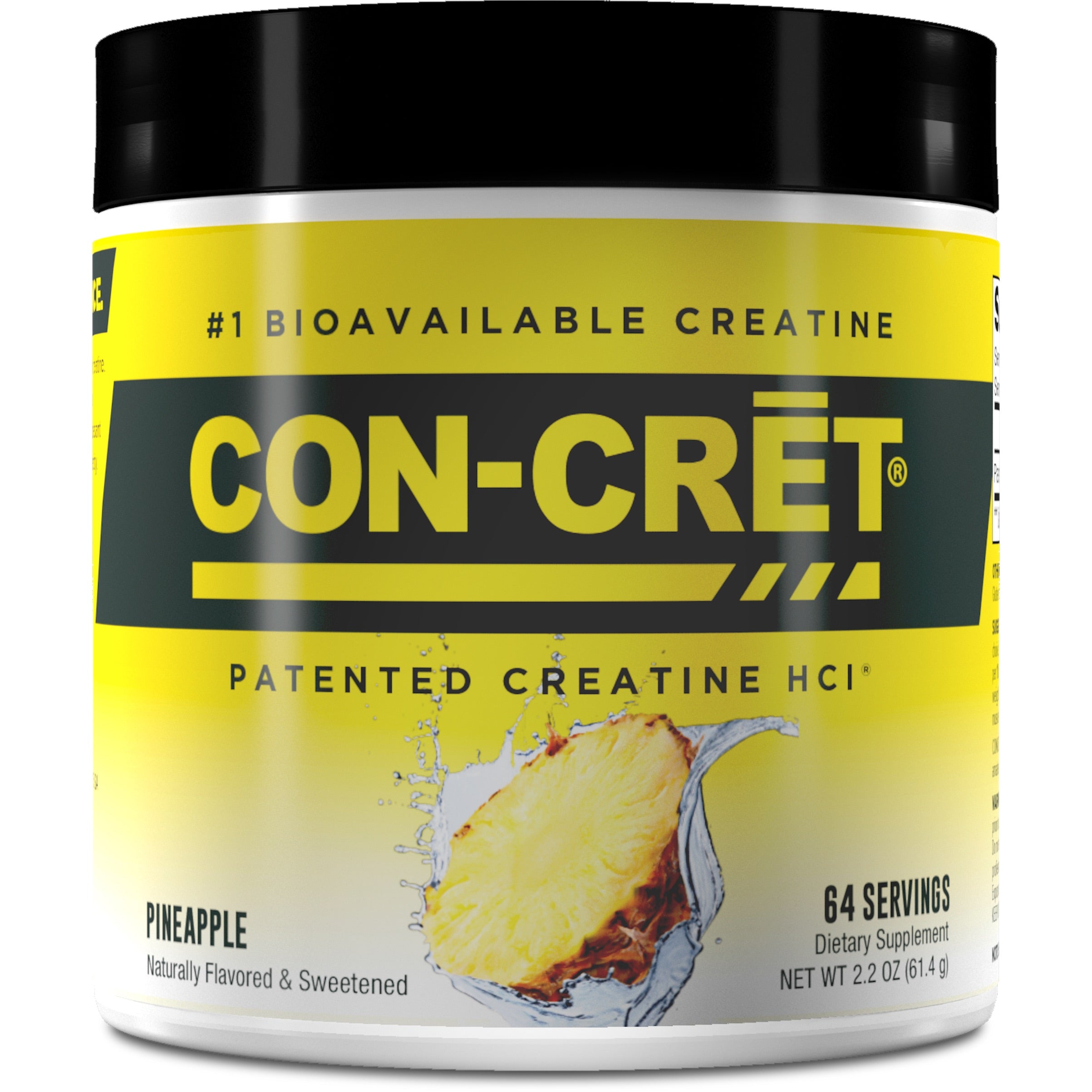 CON-CRĒT® PATENTED CREATINE HCl® 64 porcje