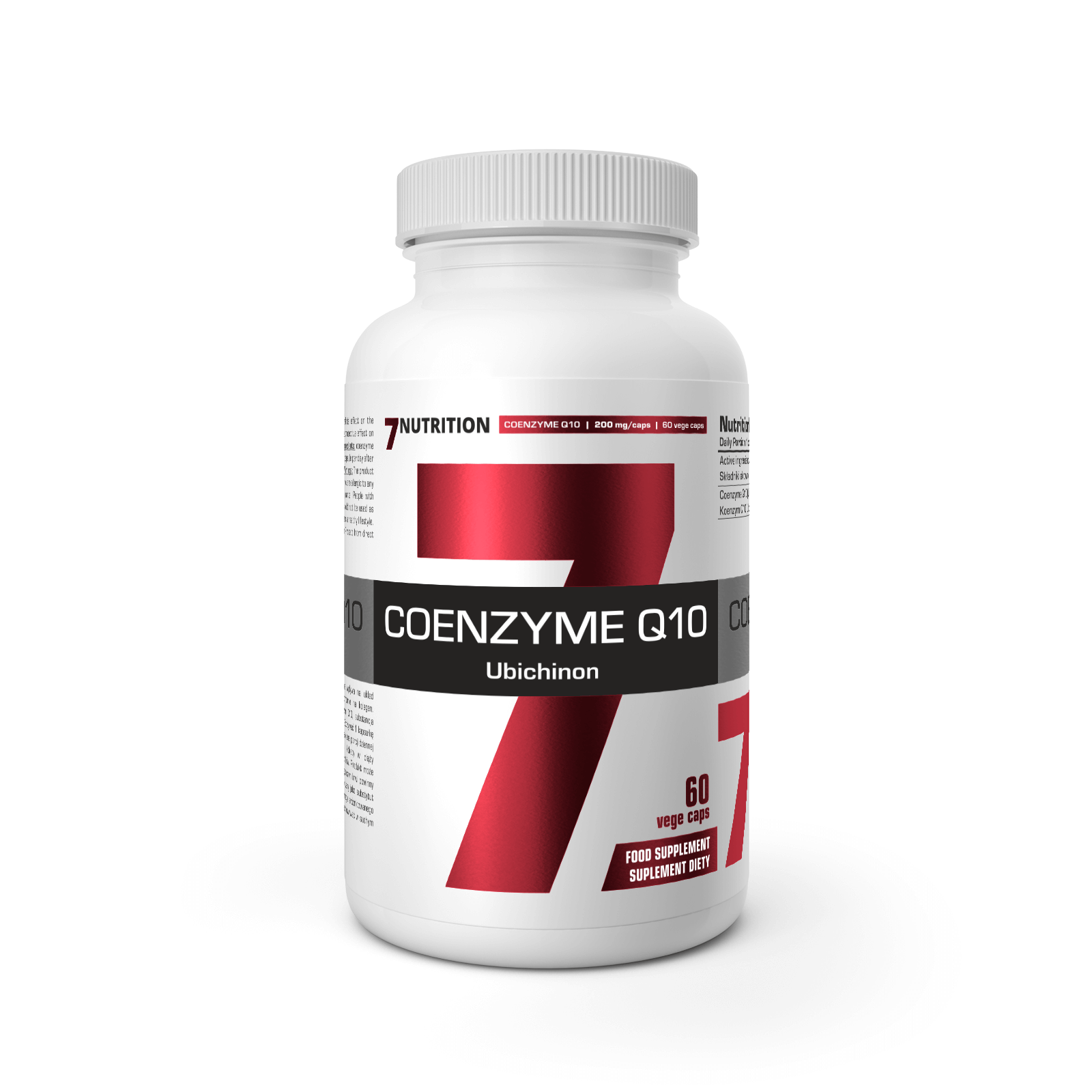 7 Nutrition Coenzyme Q10 200 mg 60 kaps. kaina
