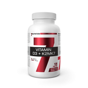 7 Nutrition Vitamin D3 + K2 Mk7 120caps. the price