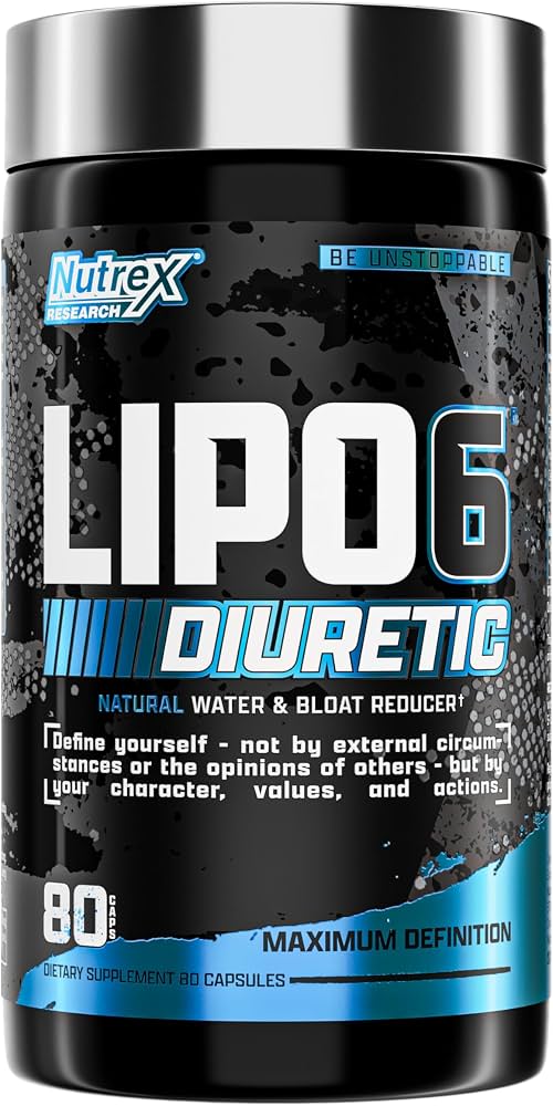 Nutrex Lipo-6 Diuretic 80 kapsulių