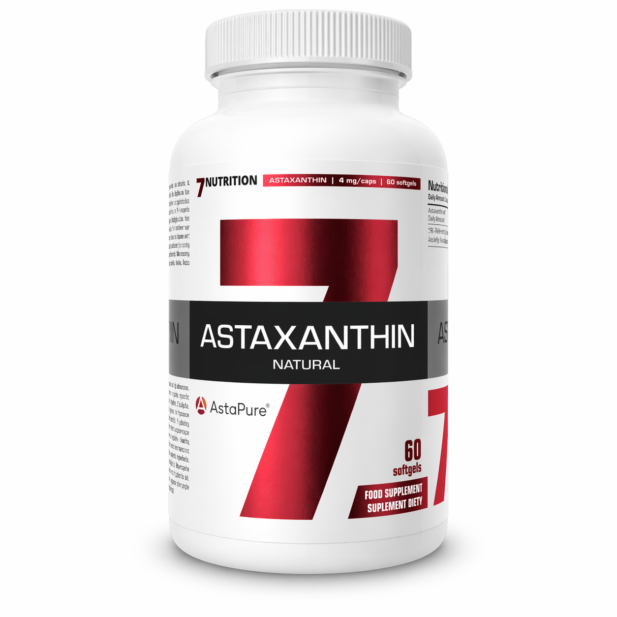 7 Nutrition Astaxanthin AstaPure® 4 mg 60 caps.