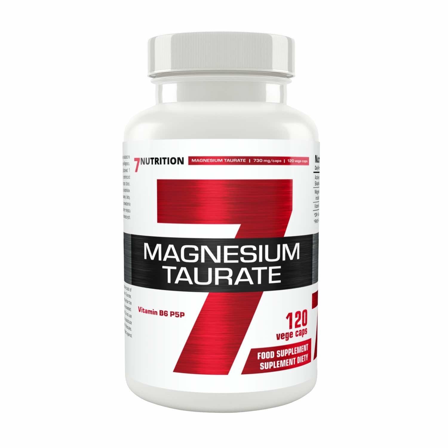 7Nutrition MAGNESIUM TAURATE 120 vege caps price