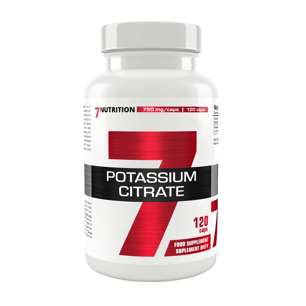 7Nutrition - Potassium Citrate - 120 caps. kaina