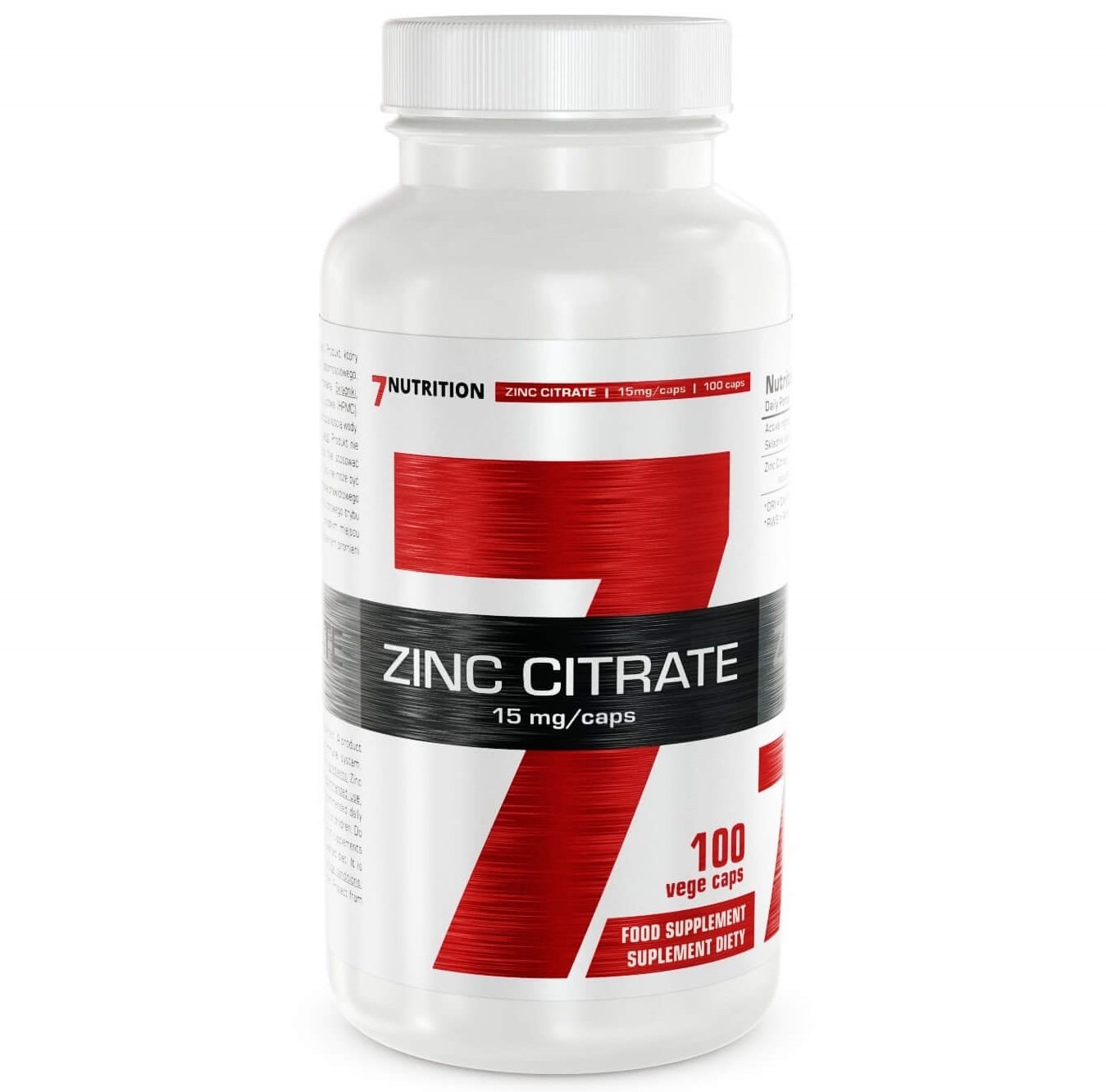 7Nutrition Zinc Citrate 15mg 100 Capsules price