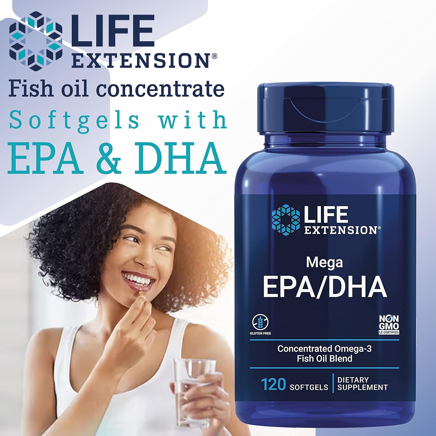 Life Extension Mega EPA/DHA, 120 kapsułek