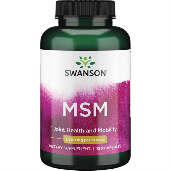 Swanson MSM 1000 mg 120 caps kaina