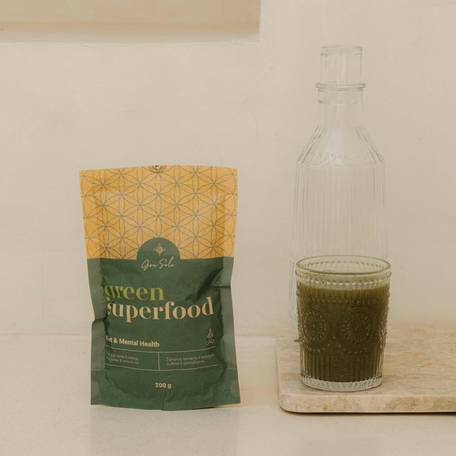 GraSole GREEN SUPERFOOD - superfood mixture, 200 g banner