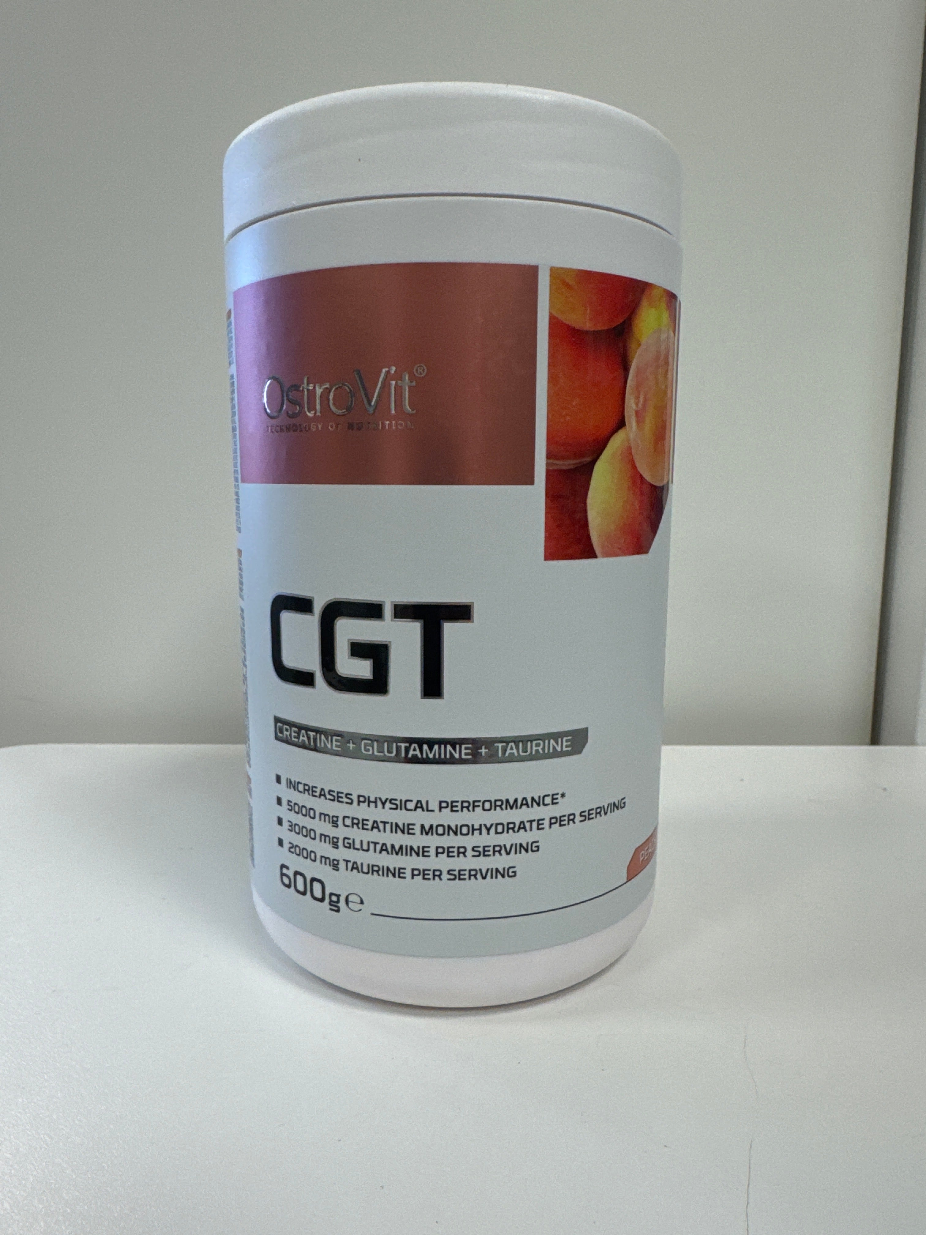 OstroVit CGT 600 g brzoskwinia | Kreatyna + Glutamina + Tauryna