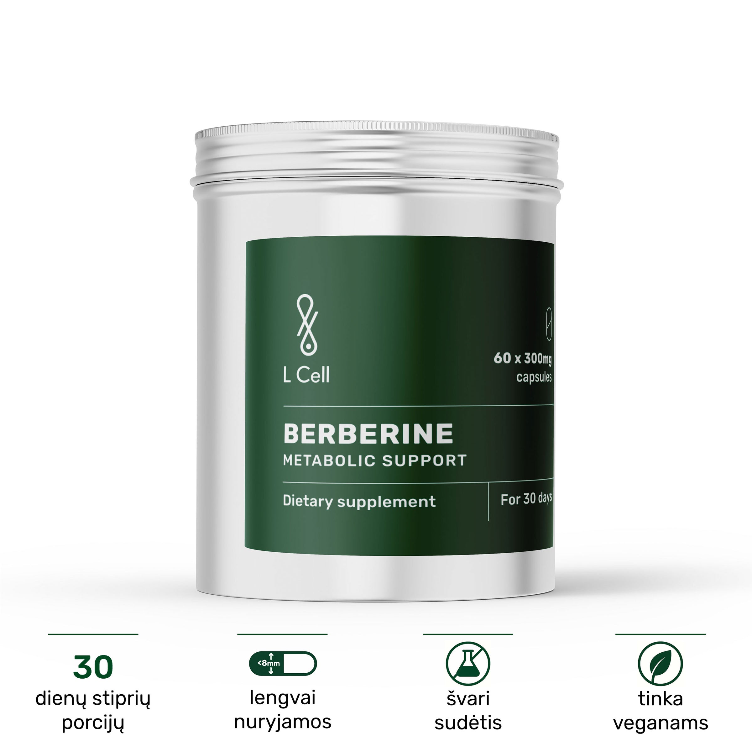 L Cell Berberyna, kapsułki 300 mg, 60 kapsułek