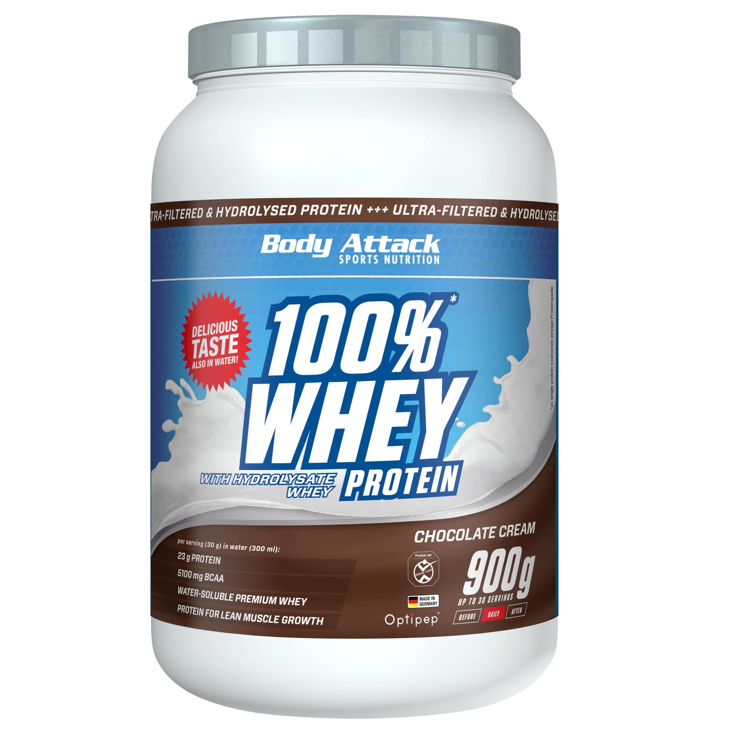 Body Attack 100% Whey Protein – 900 g