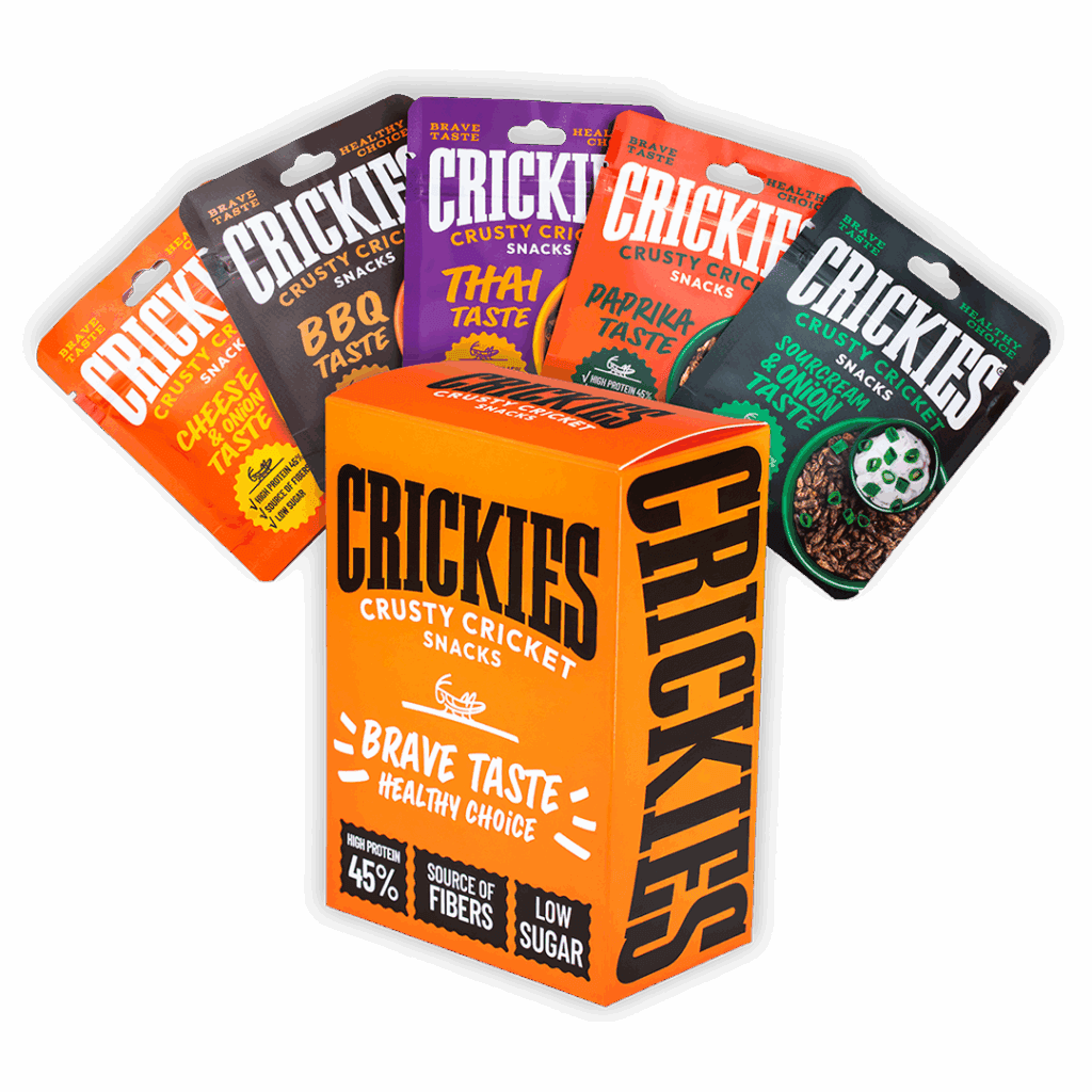 CRICKIES dried crickets tasting set, 75 g