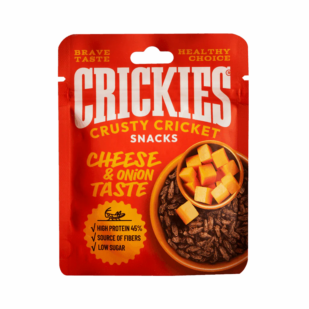 CRICKIES dried crickets with cheese and onion flavor 15g