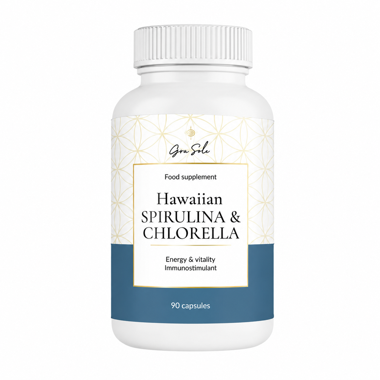 GraSole hawajska spirulina i chlorella – 90 kapsułek