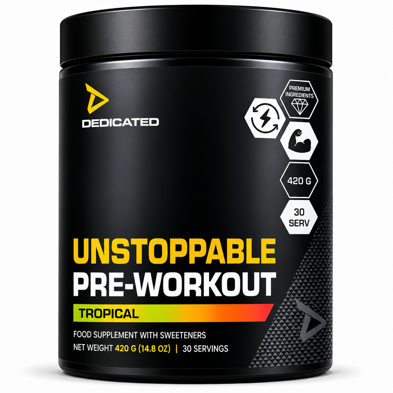 Dedicated UNSTOPPABLE™ przedtreningówka – 420 g
