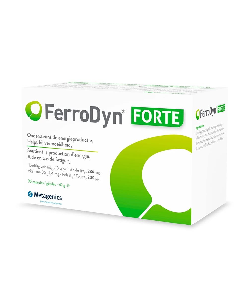 Metagenics FerroDyn Forte, 90 kapsulių