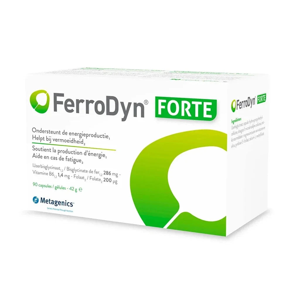 Metagenics FerroDyn Forte, 90 kapsulių