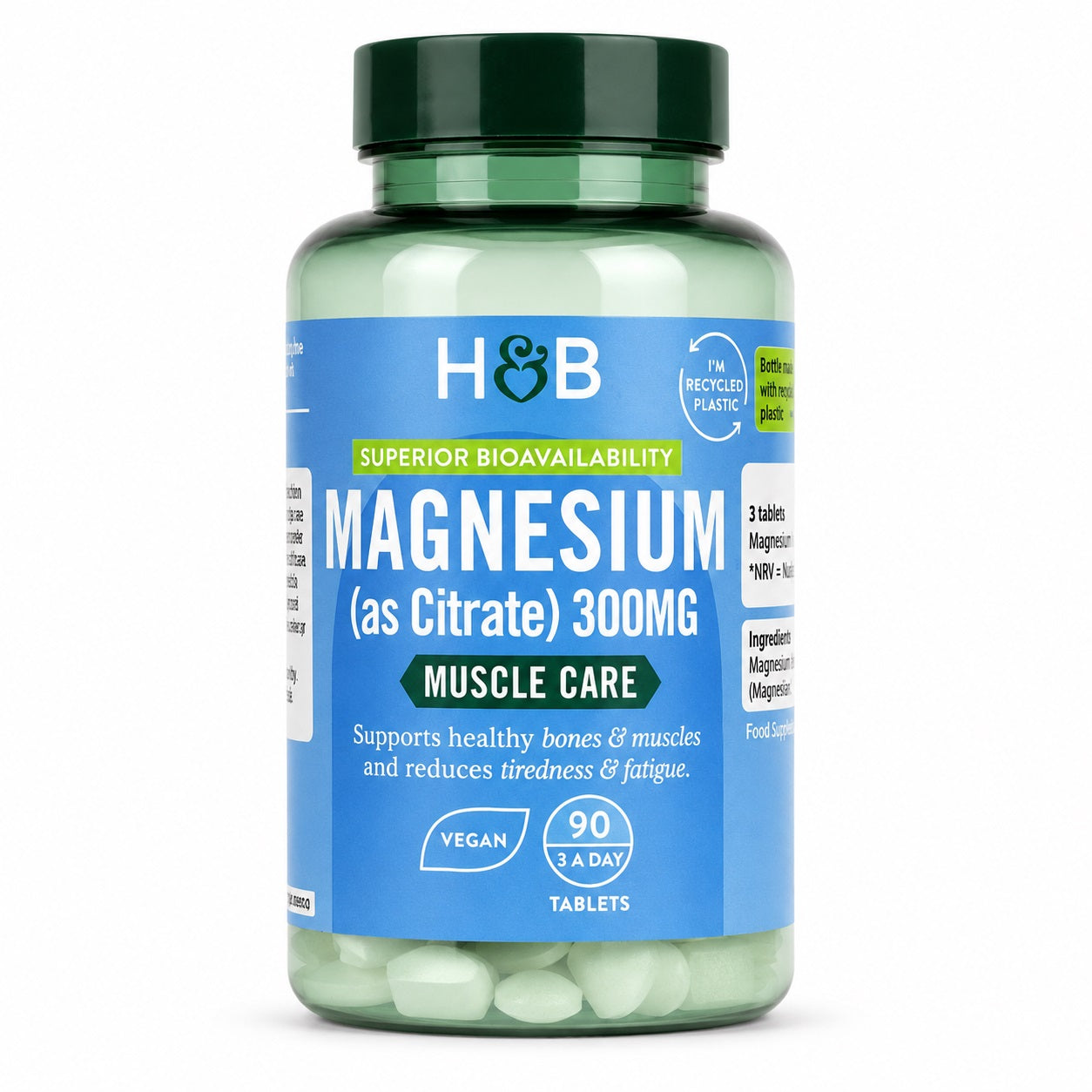 Holland & Barrett Magnesium Citrate 300 mg – 90 Tablets