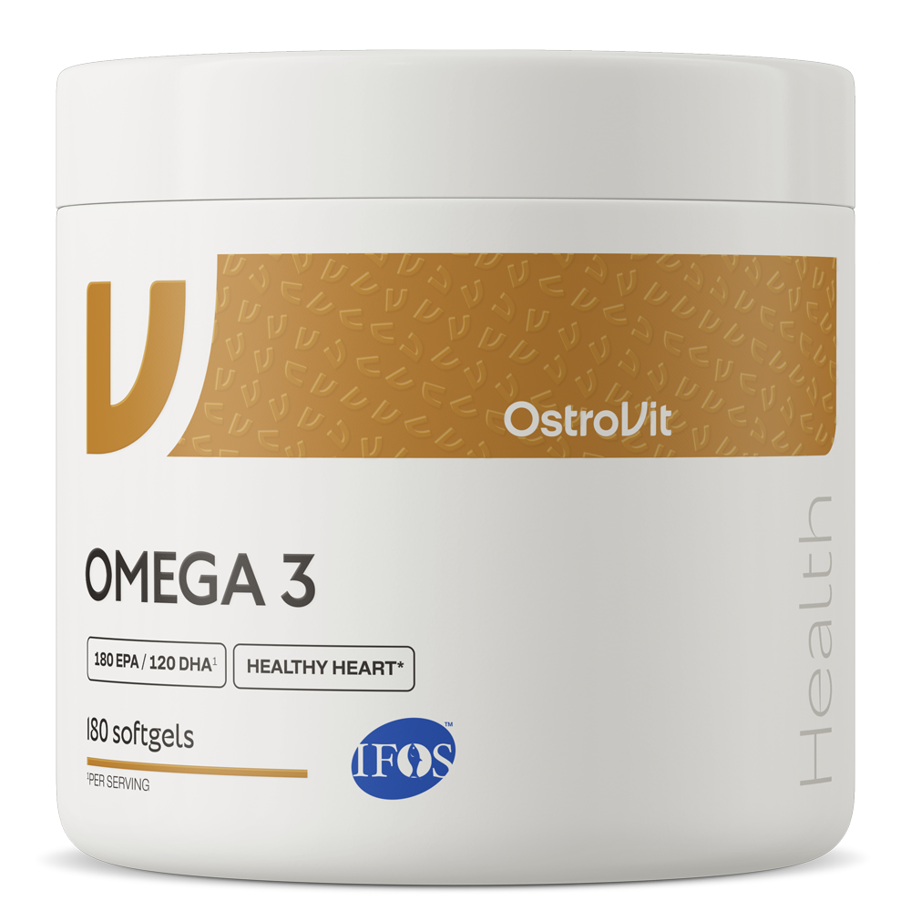 OSTROVIT Omega 3, 180 kapsułek żelowych