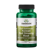 Swanson koreański czerwony żeń-szeń, korzeń, 400 mg, 90 kapsułek