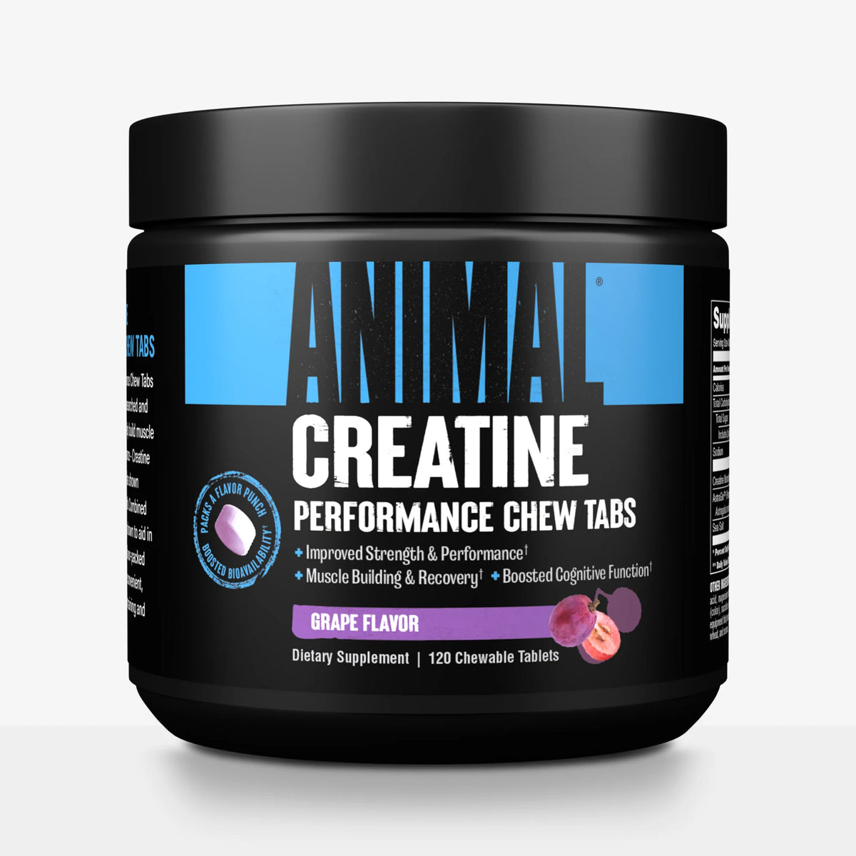 Animal, Creatine Performance Chew Tabs, 120 tabletek do żucia