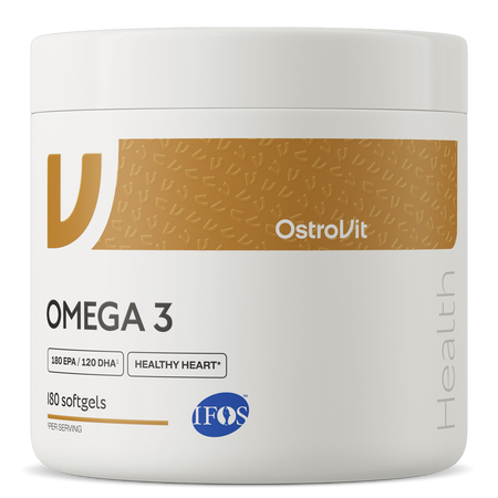 OSTROVIT Omega 3, 180 kapsułek żelowych