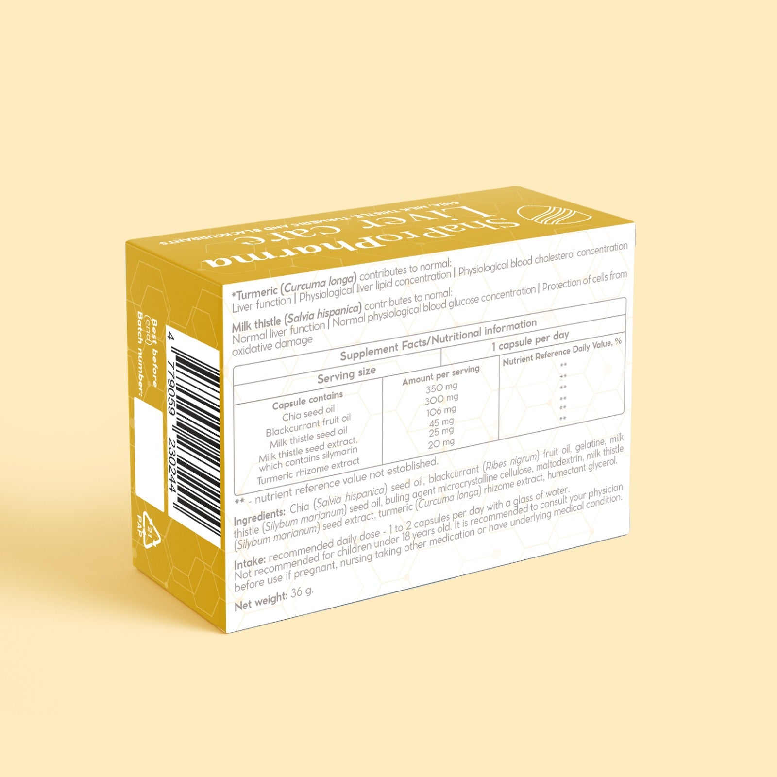 Shapropharma Liver Care 30 kapsułek miękkich