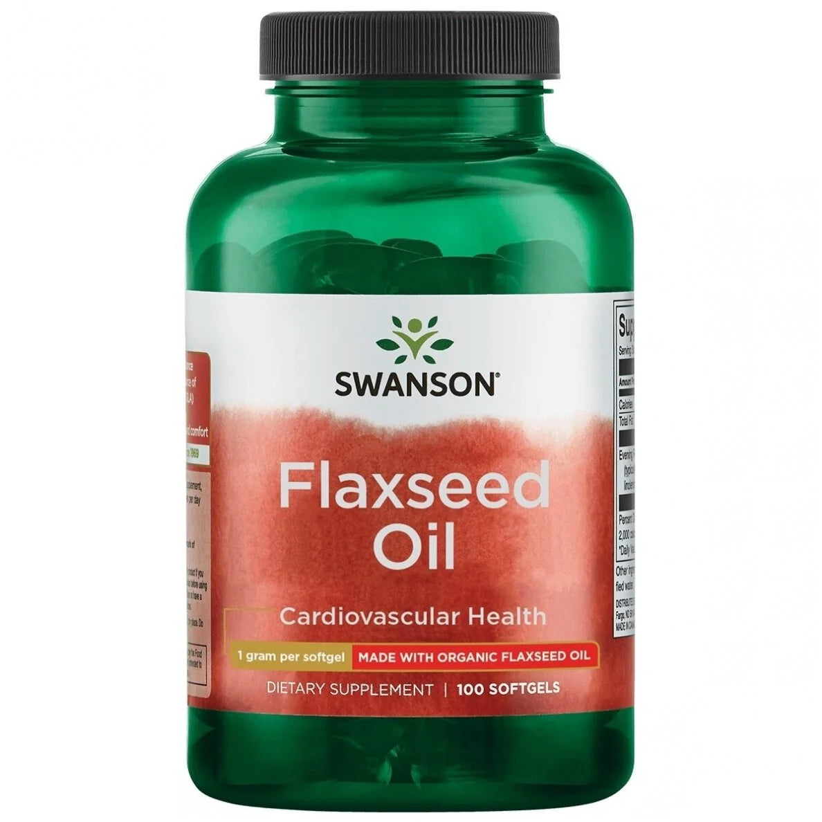 Swanson olej lniany 1000 mg – 100 kapsułek