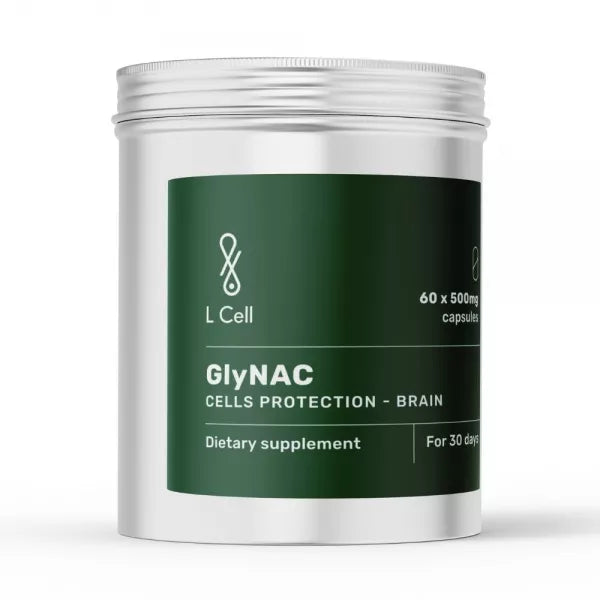 L CELL GlyNAC 500 mg, 60 kapsułek