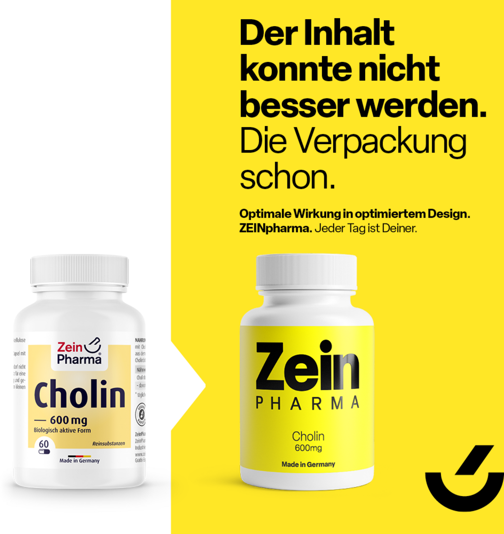 Zein Pharma Choline (winian choliny), 600 mg – 60 kaps.