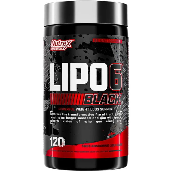 Nutrex Lipo-6 BLACK Weight Loss Support 120 kaps. płynnych