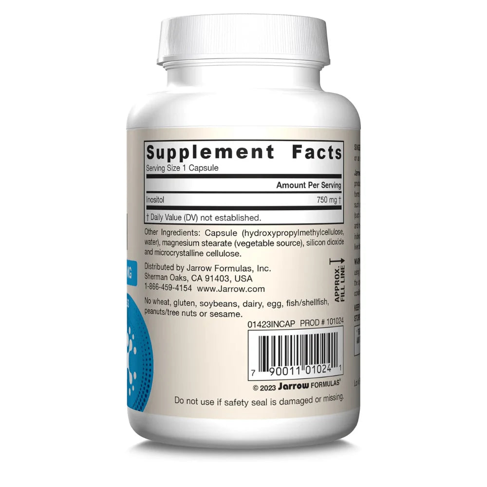 Jarrow Formulas Inositol 750 mg – 100 Capsules