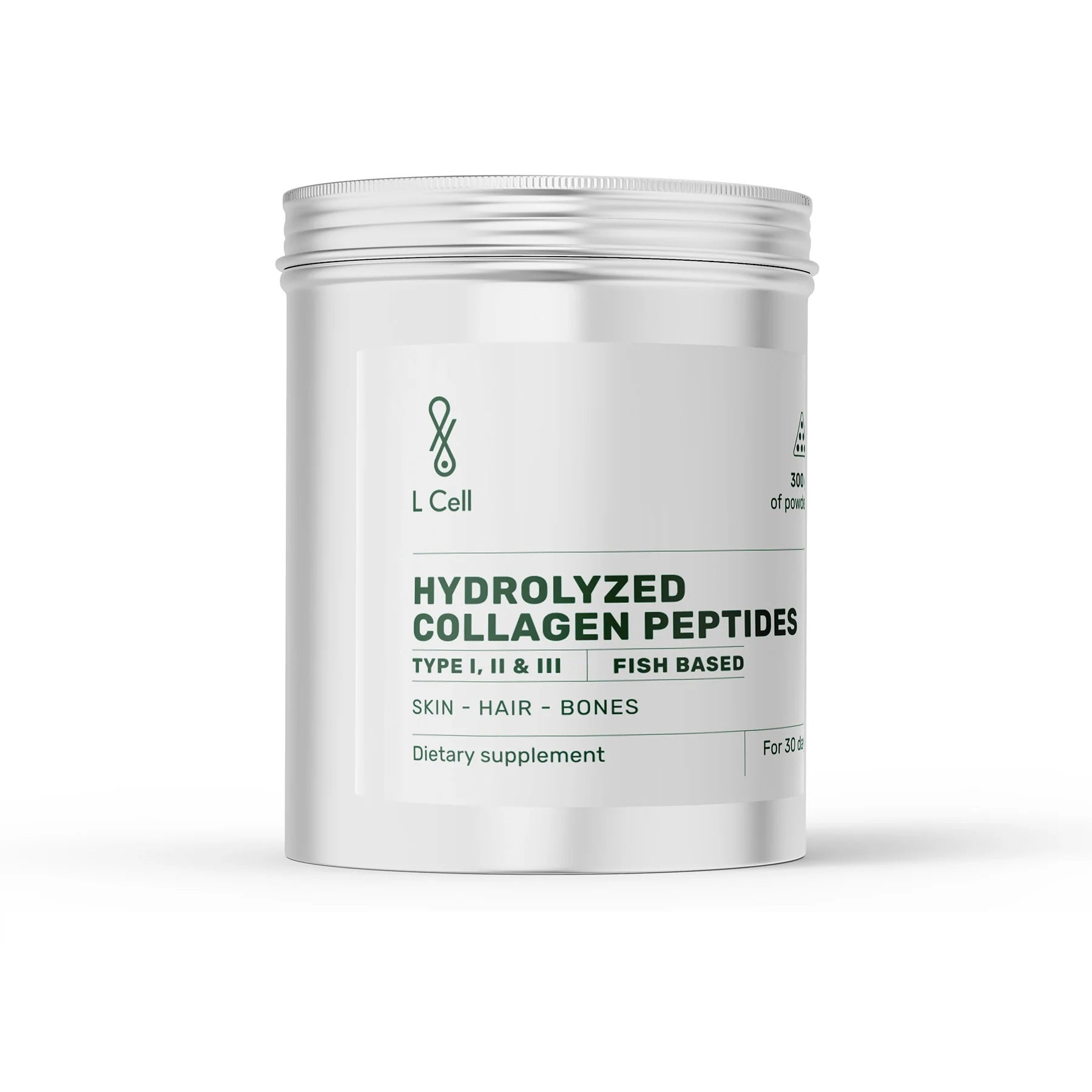 LCell Collagen Peptides – 300 g