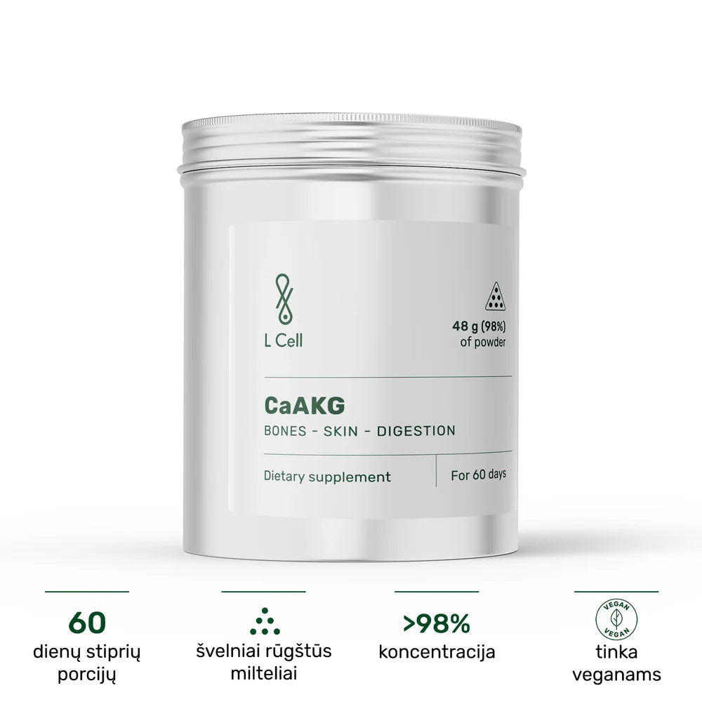 L Cell CaAKG Powder 48 g (60 dni, czystość >98%)