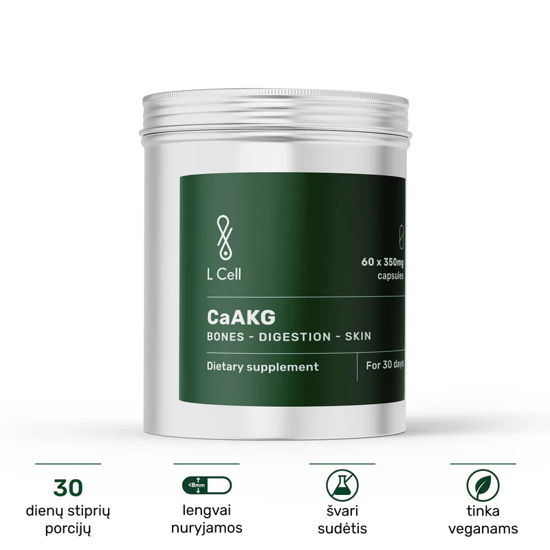 L Cell CaAKG Capsules 500 mg (30 dni, 60 szt.)