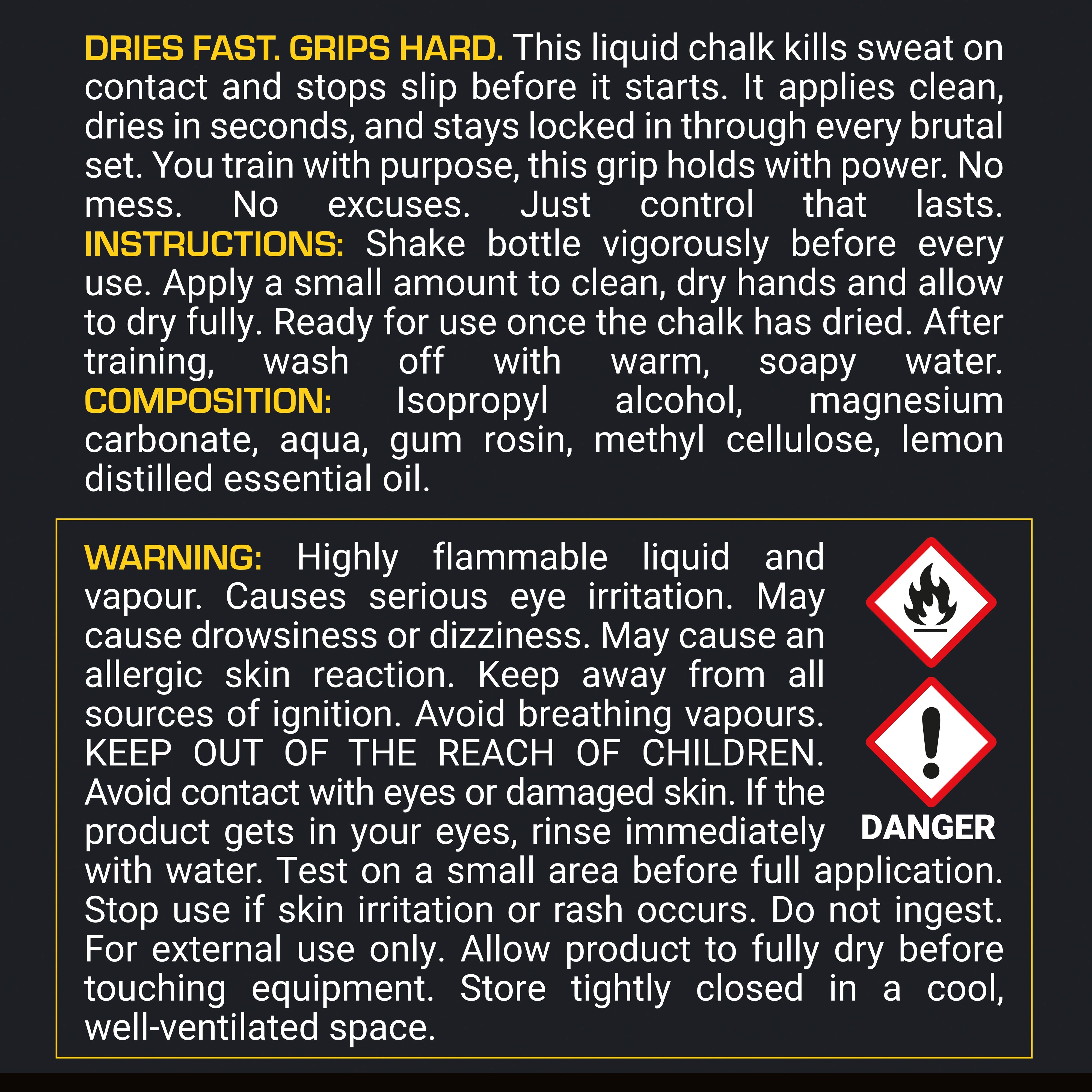 Dedicated Liquid Grip Chalk – 250 ml