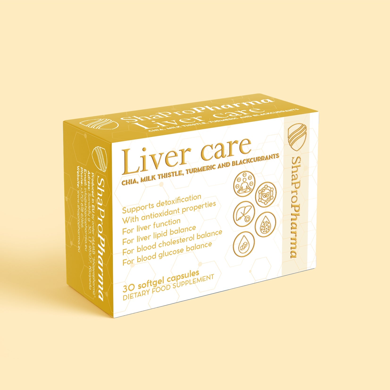 Shapropharma Liver Care 30 kapsułek miękkich
