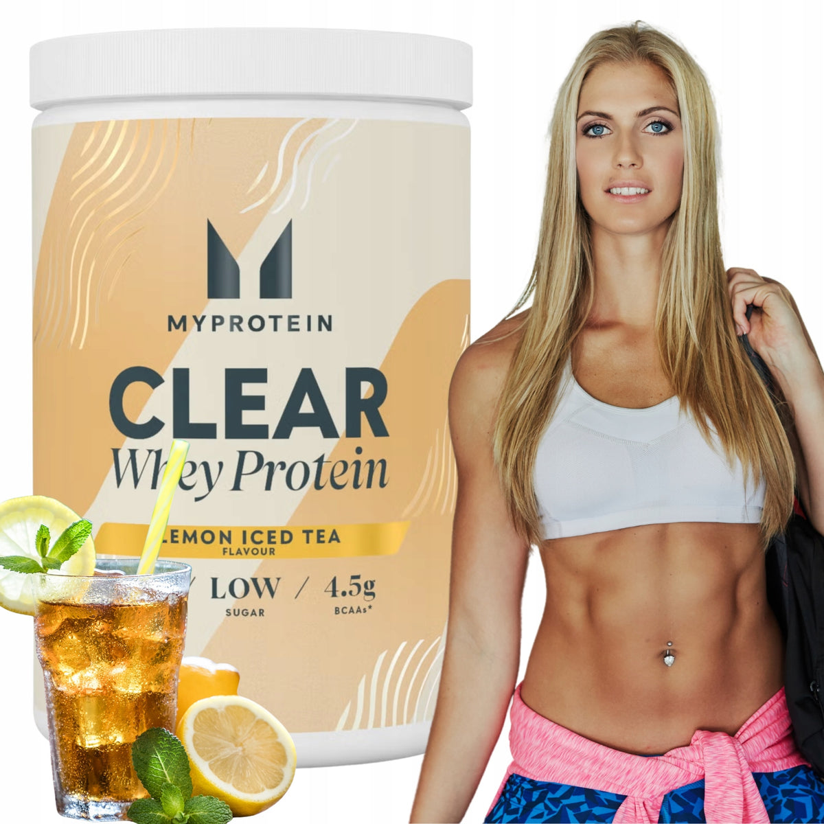 Myprotein Clear Whey Protein 560 g, 20 porcji - Lemon Iced tea